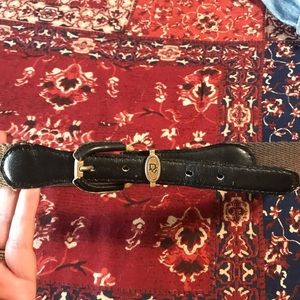 Brown Christian Dior Belt Small
